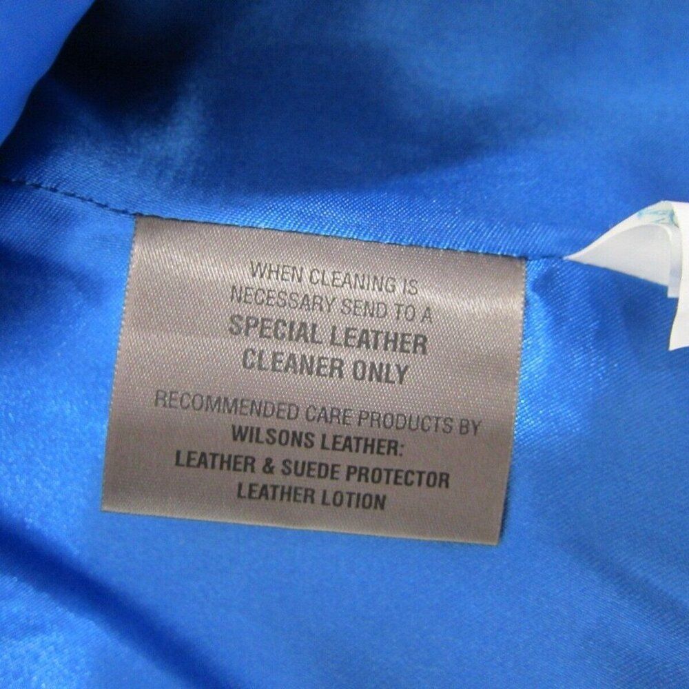Wilsons Leather Maxima Black Genuine Leather Zip Fitted Moto Jacket, Women’s XL - Picture 9 of 9
